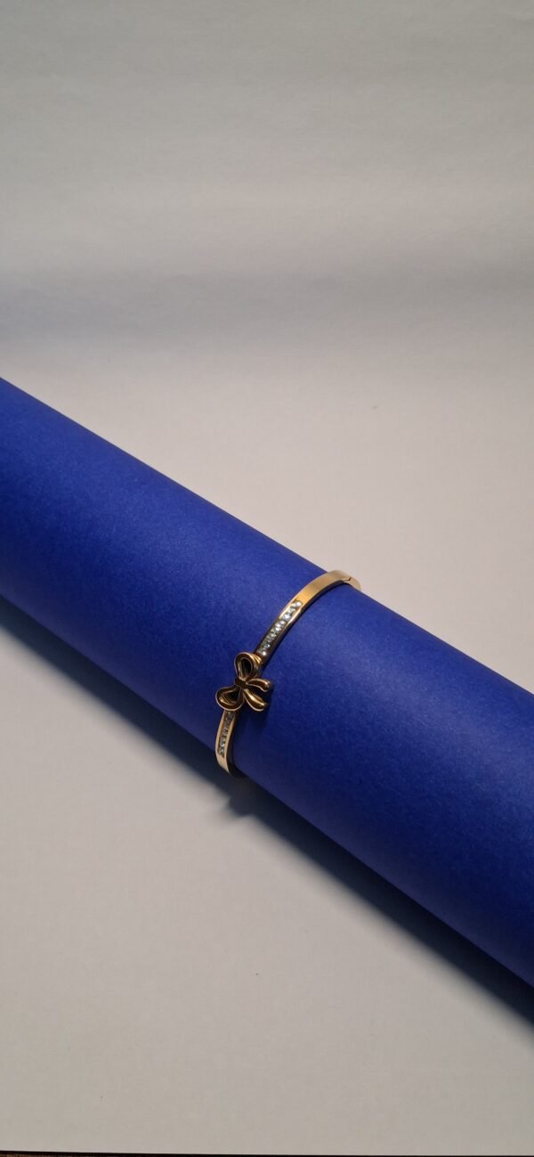 Butterfly Zircon Cuff Bracelet - Image 2