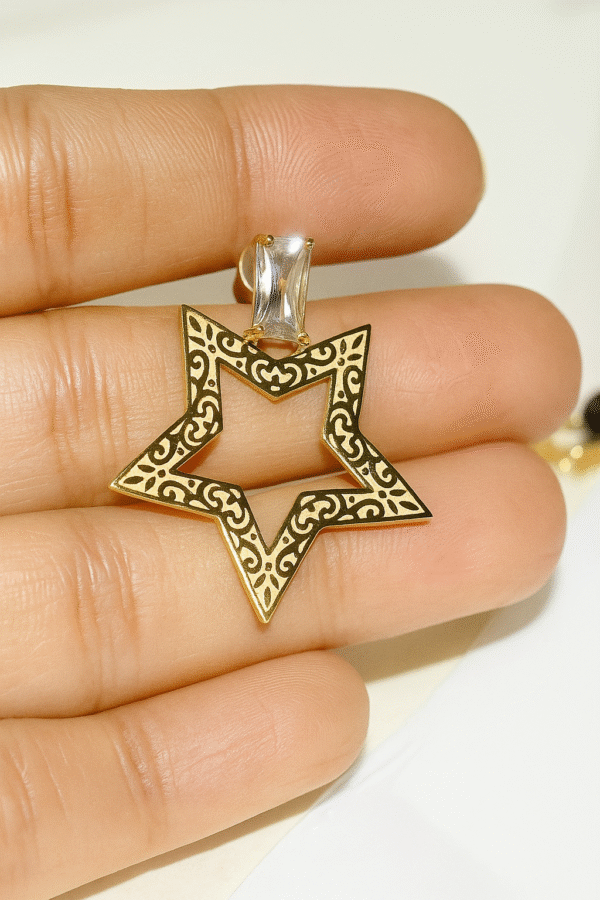 Star shape Golden Earrings