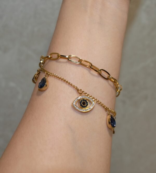 Evil Eye Chain Bracelet - Image 6