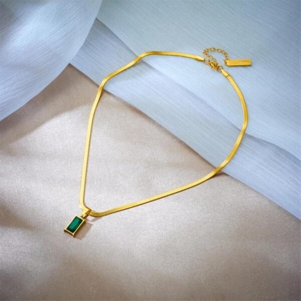 Hollow Hear Anti tarnish Necklace - Image 2