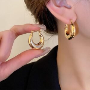 Gold Hoop elegant Ear-rings
