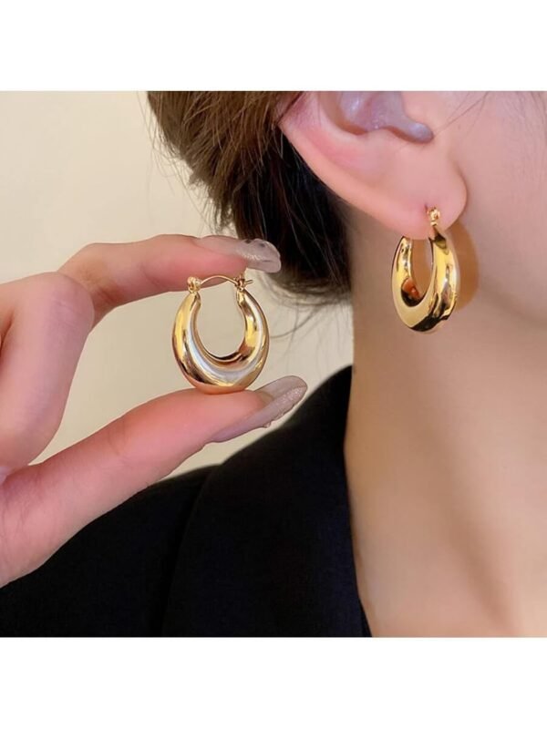 Gold Hoop elegant Ear-rings
