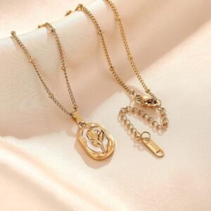 Vintage Rose Necklace