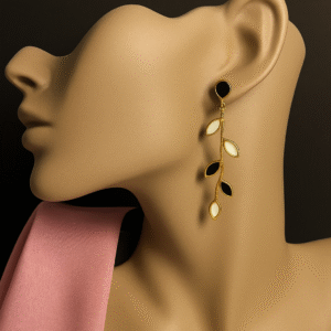 Elegant Leaf Drop Earrings