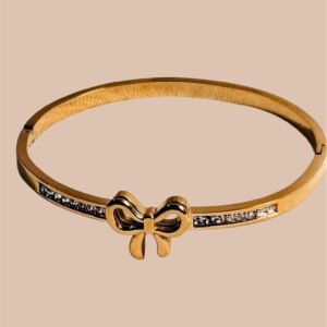 Butterfly Zircon Cuff Bracelet