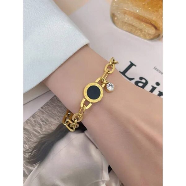 Studded Roman Numerals Bracelet - Image 5