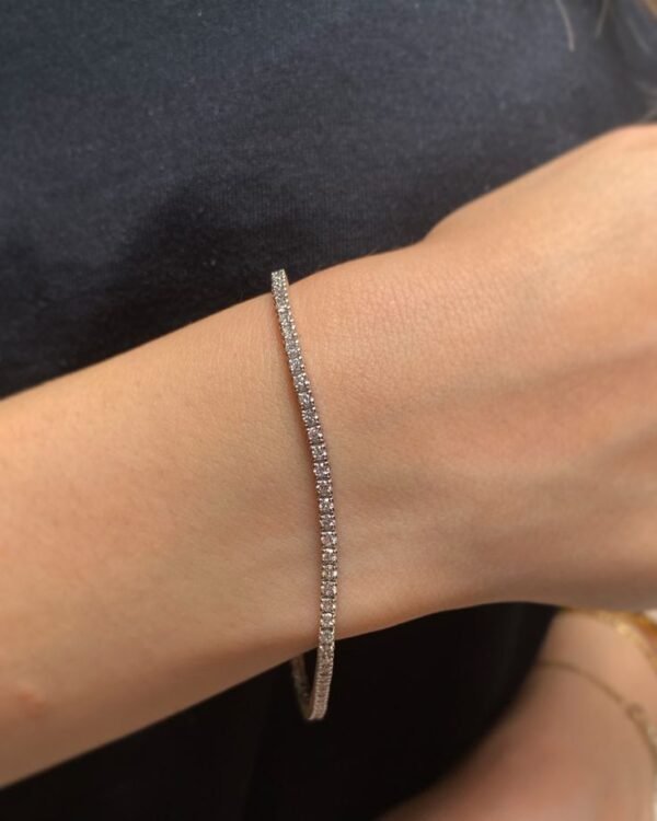 Stretchable Zirconia Bracelet Set of 12 Piece - Image 4