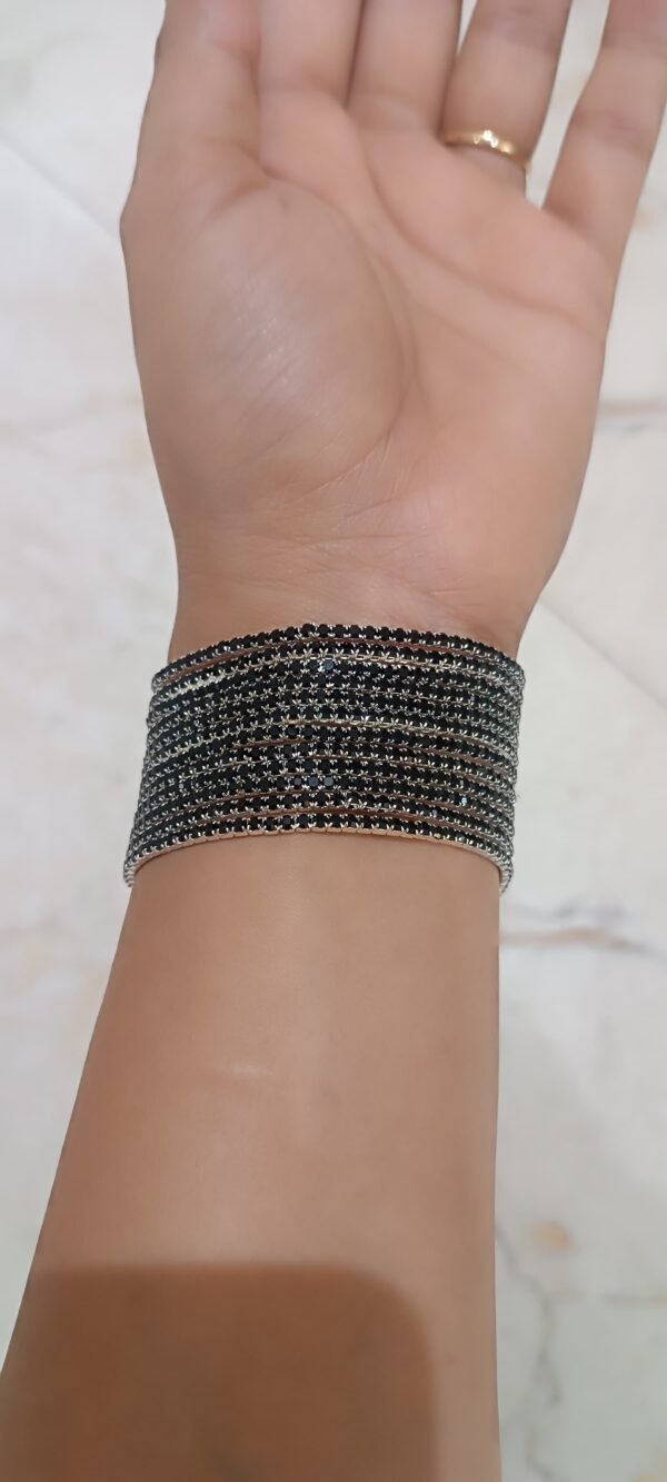 Stretchable Zirconia Bracelet Set of 12 Piece - Image 11