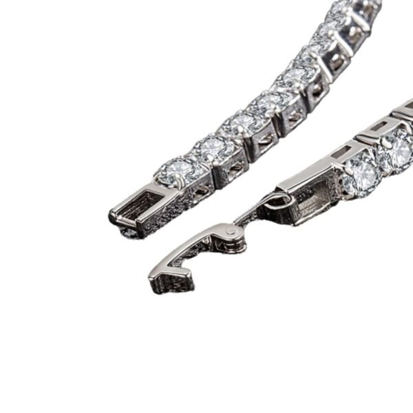 Diamond Square Tennis Bracelet - Image 2