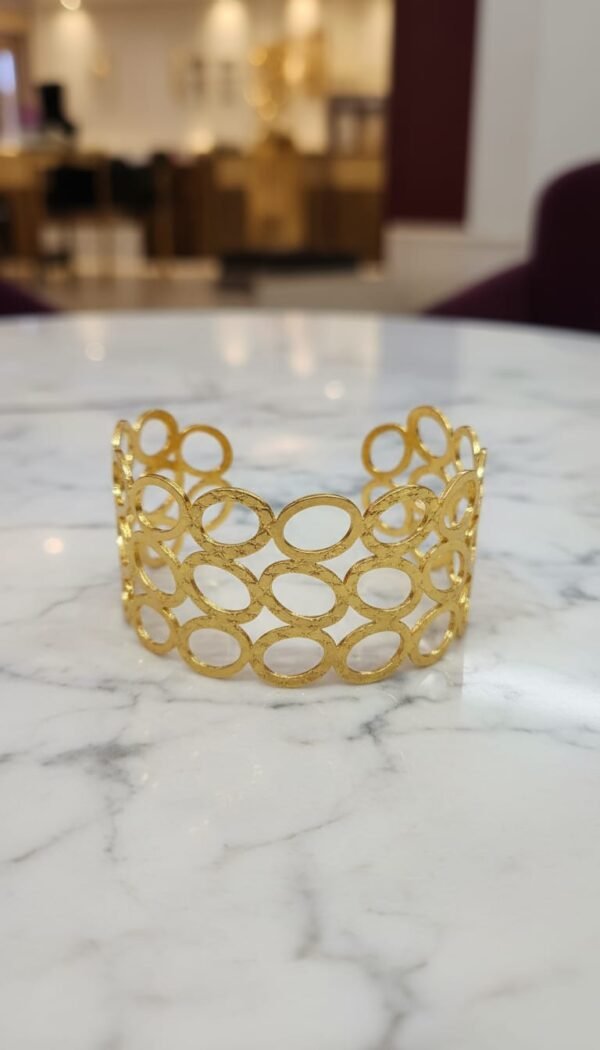 Twist Dangle Cuff Bracelet - Image 2