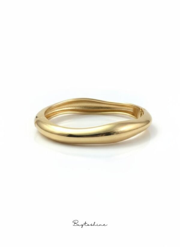 Bangle Gold Cuff Bracelet - Image 2